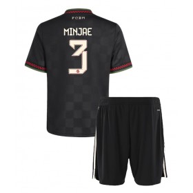 Bayern Munich Kim Min-jae #3 Tredje Kläder Barn 2025-26 Kortärmad (+ Korta byxor)